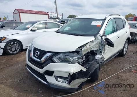2017 Nissan Rogue Sv z USA, uszkodzony, nr VIN 5N1AT2MV3HC778635